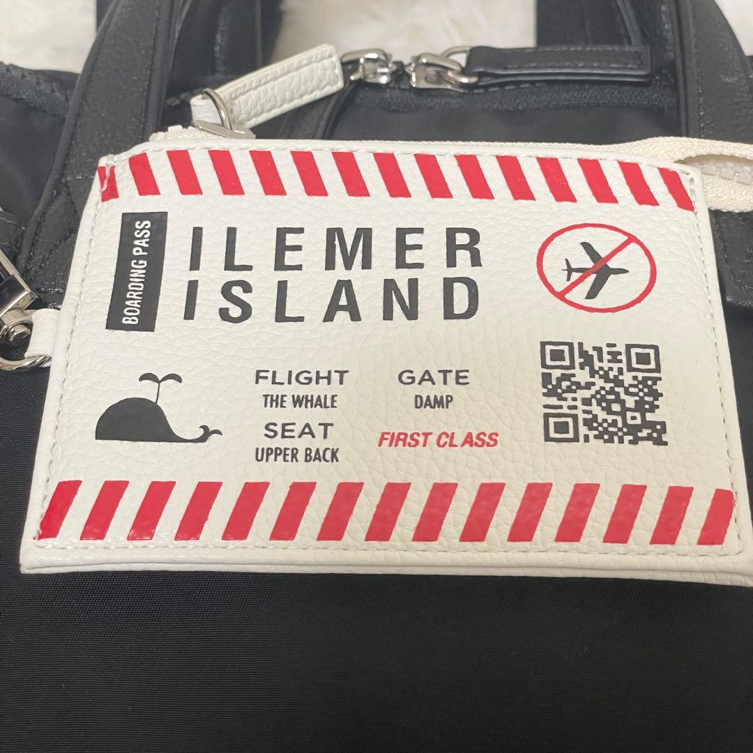 【極美品】ILEMER イルメール PONPONトロリー デイリュック ブラック