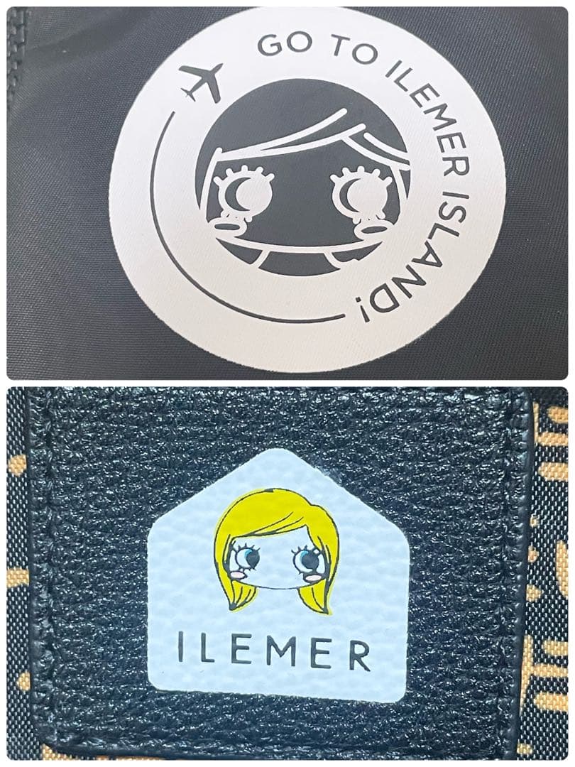 【極美品】ILEMER イルメール PONPONトロリー デイリュック ブラック