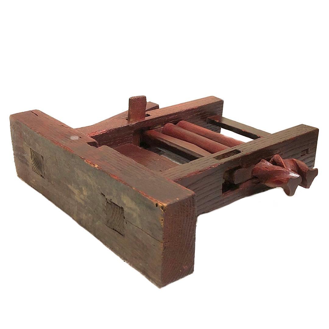 □時代物・レトロ□綿繰り機・綿くり機□インテリア・アンティーク・古