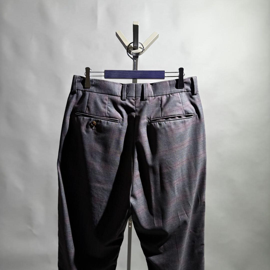 WACKOMARIA DORMEUIL社製 ワンタックウールスラックス S