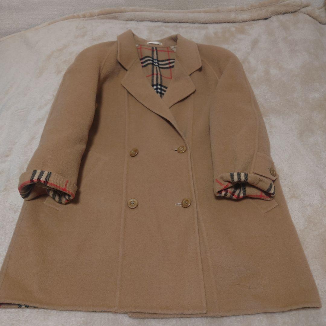 バーバリーズ　ダブルチェスター ピーコート 大きいサイズ　ノバチェック