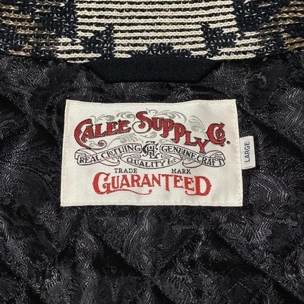 ラスト定価119900円 CALEE ビーチクロスジャケット&ベストセット 黒L