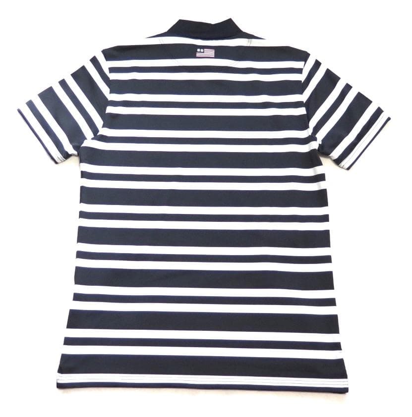 ⓁBRIEFING GOLF ブリーフィングゴルフハイネックボーダー半袖シャツ