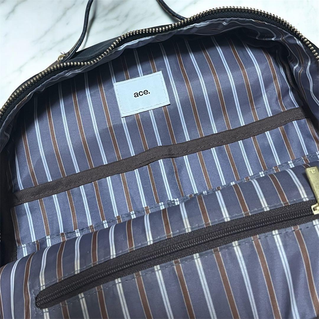 【美品】ace エース　リュック　バックパック　ブラック