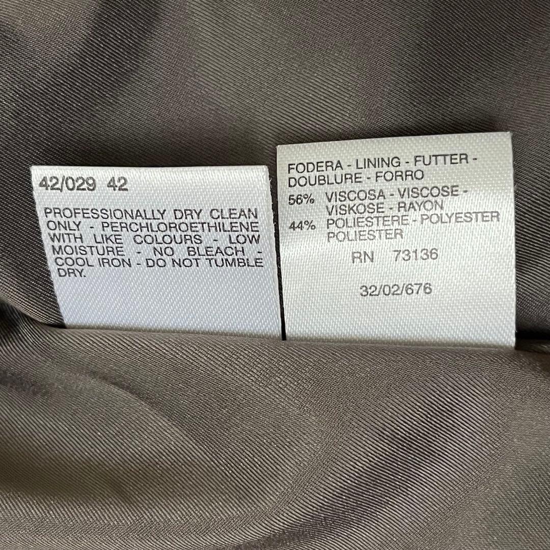 【最高級】マックスマーラ チェスターコート マキシ丈 銀タグ チャコールグレー