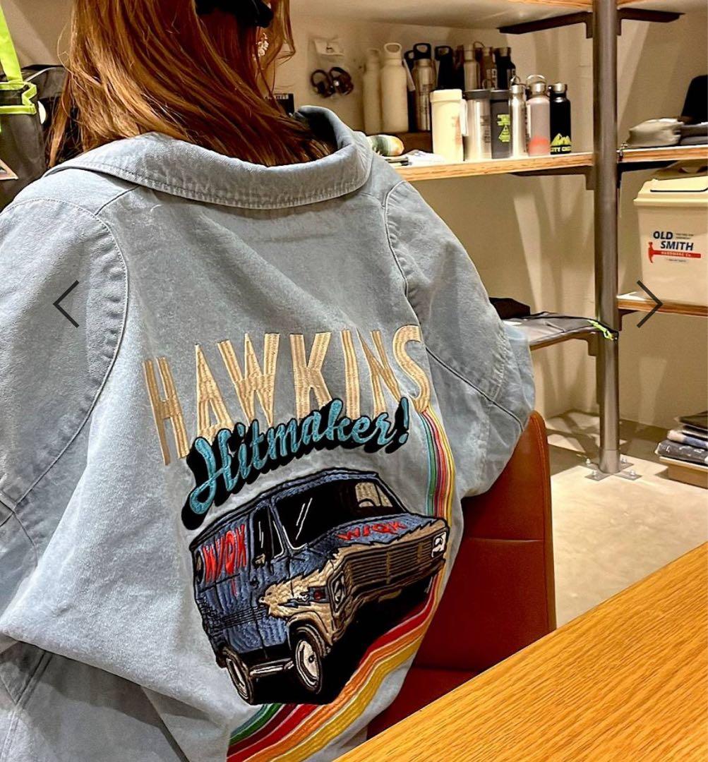 niko and…【STRANGER THINGS】コラボデニムブルゾン　L