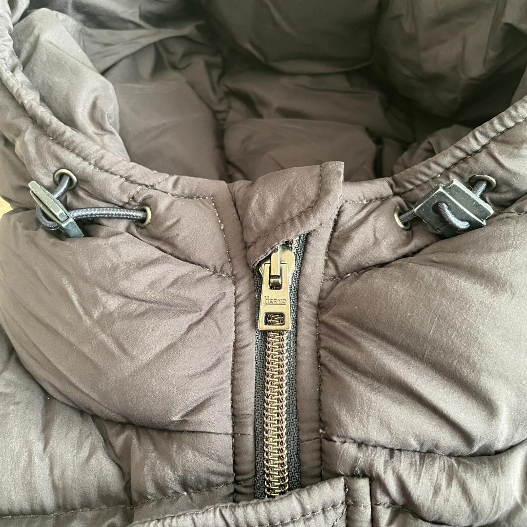 HERNO（ヘルノ） ダウンパーカ 42 ダークネイビー 軽量 防寒