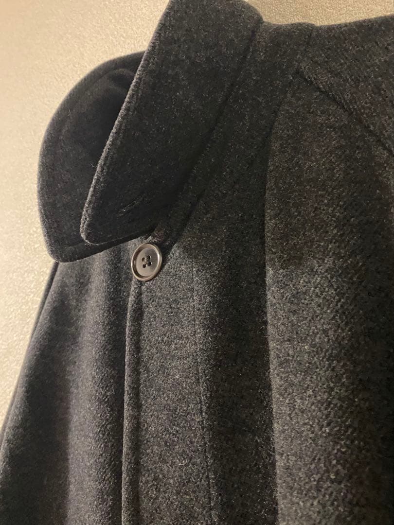 バーバリーズ 一枚袖 ウールコート グレー系 バーバリー L