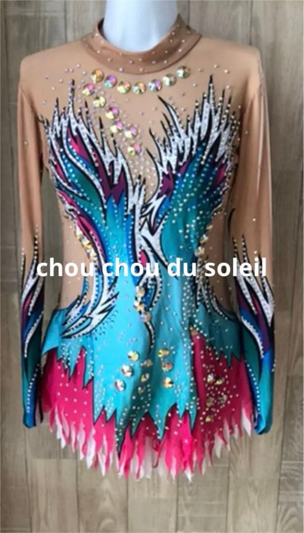 すぐ発送❣️新体操競技用レオタード　１６５ 今すぐ間に合う新体操レオタード在庫はサイズ別なのでとっても便利。