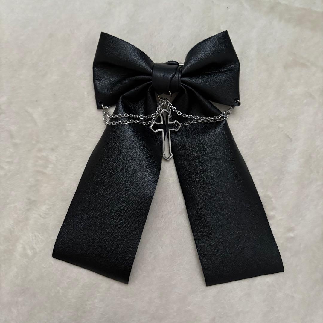 地雷 マーズ セーラー クロス ブラウス 十字架 リボン スカパン