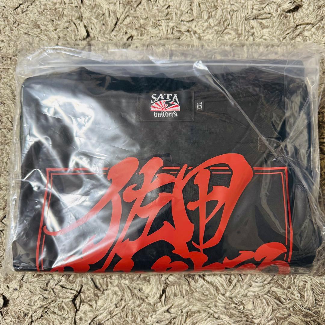 XXL 黒 サタビルダーズ 酔猫 Tシャツ 佐田ビルダーズ - メルカリ