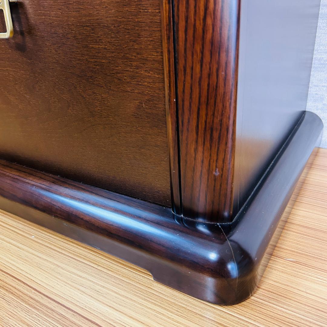 フランスベッド 天然木 ナイトテーブル サイドテーブル 2段チェスト 9800