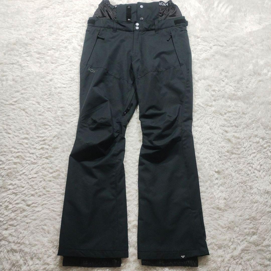 【未使用級】ROXY　スノーボードウェア　スキー　薔薇　ウィンタースポーツ　黒
