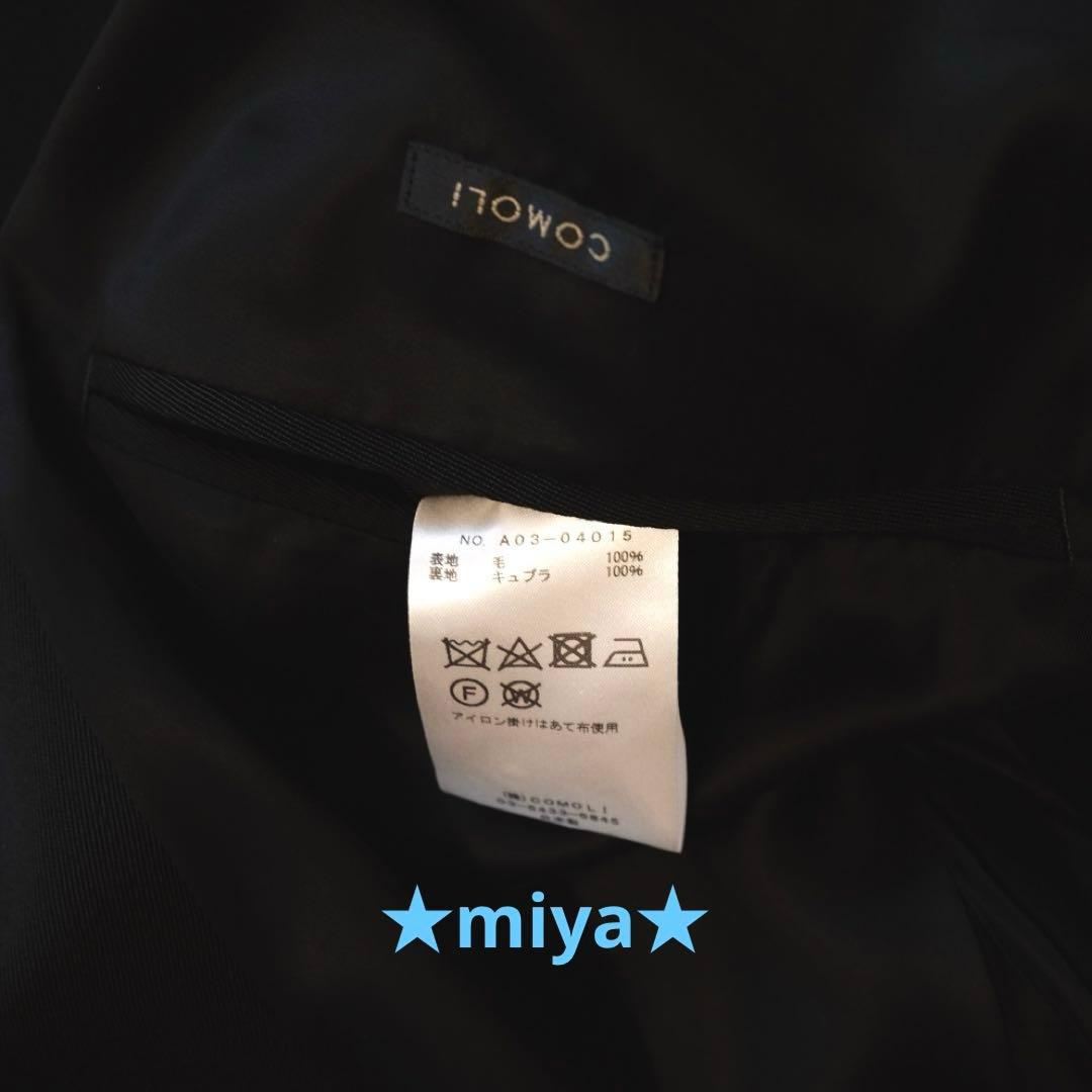 COMOLI / ウールギャバ バルカラーコート / 24AW ステンカラー