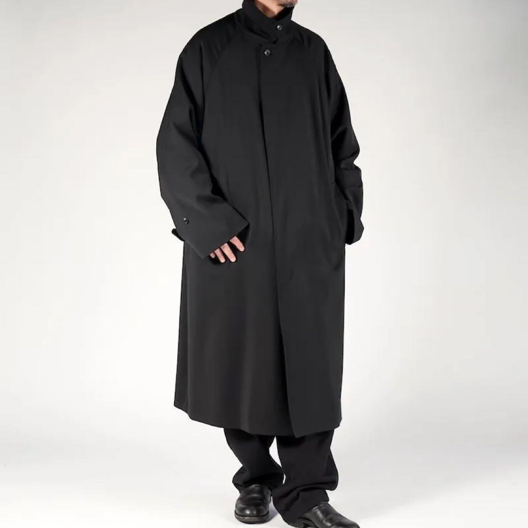 COMOLI / ウールギャバ バルカラーコート / 24AW ステンカラー