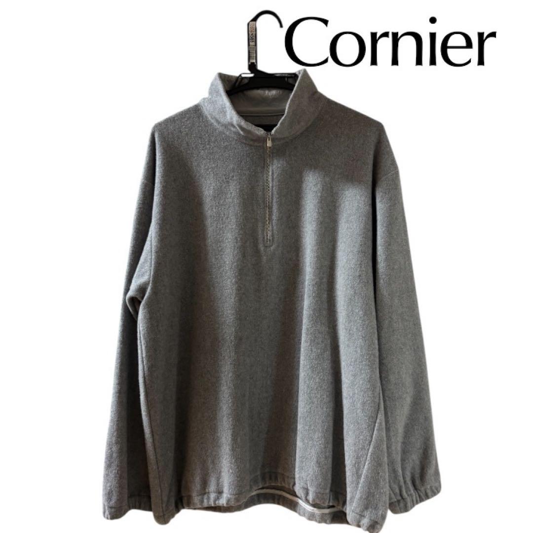 Cornier コルニエ ウールハーフジッププルオーバー　Mサイズ