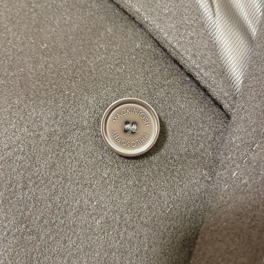 美品 マッキントッシュ ウェリントン ショートビーバー カシミヤ 茶色 40 L