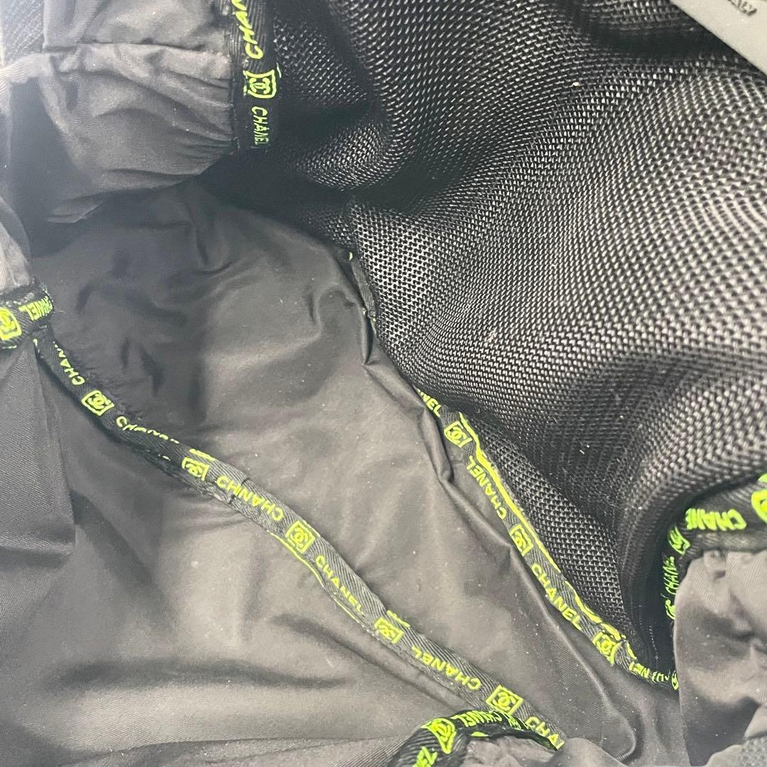 【美品】CHANEL シャネル スポーツ ナイロン バッグパック リュック 黒