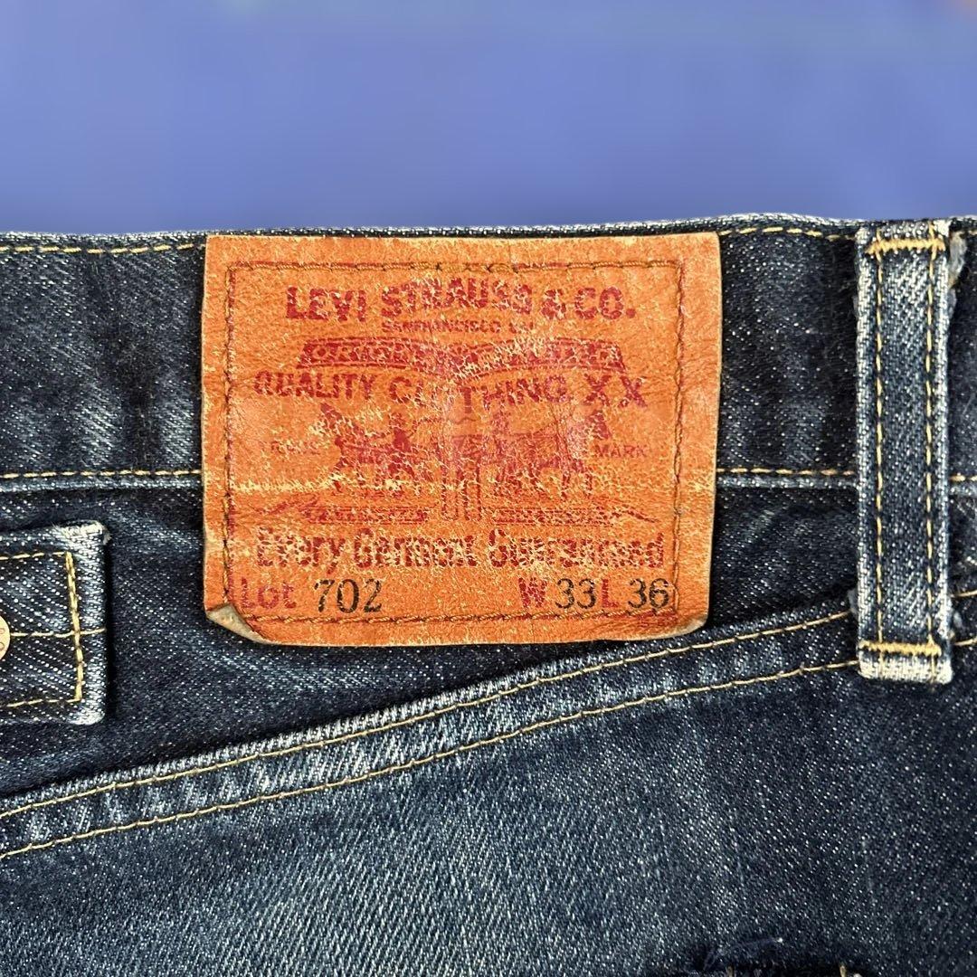LEVI'S 702XX 日本製の復刻モデル インディゴ ジーンズ W33