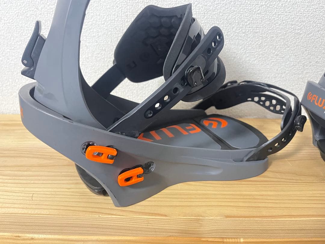 20-21 FLUX XF Mサイズ スノーボードビンディング ダークグレー