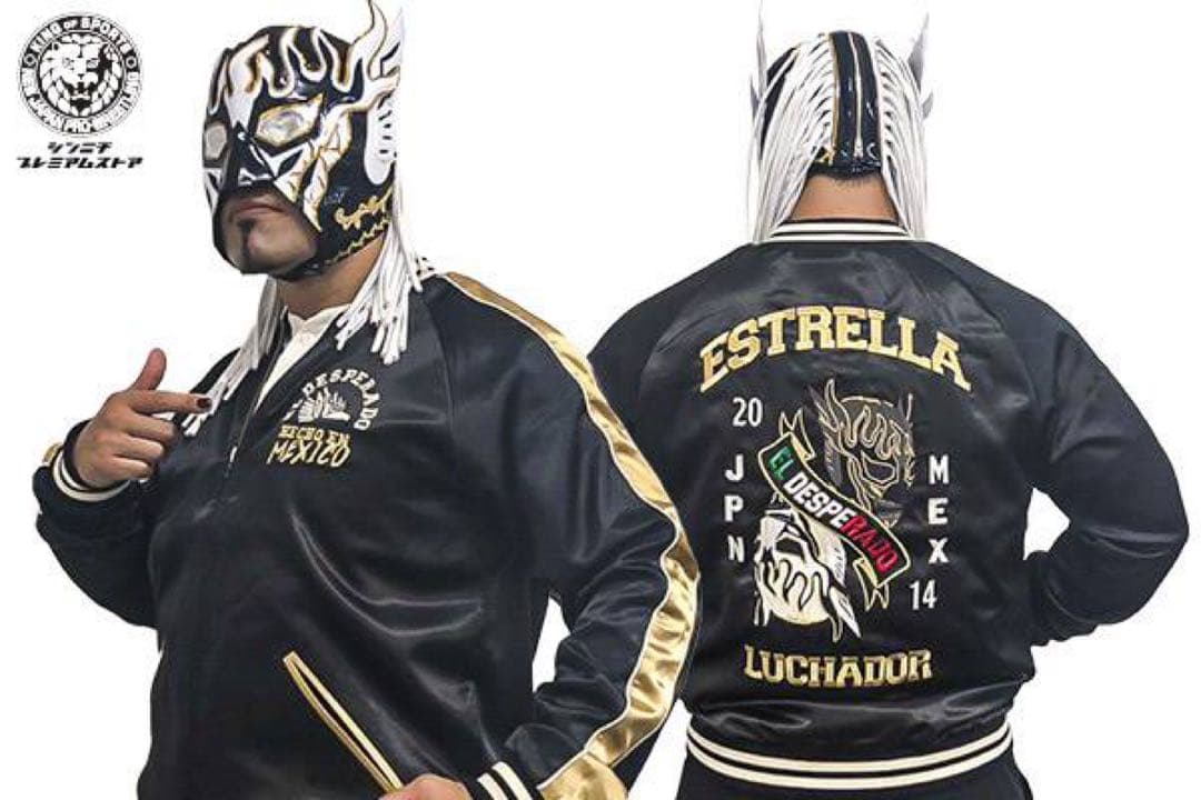 新日本プロレス】エル・デスペラード 刺繍スカジャン リバーシブル