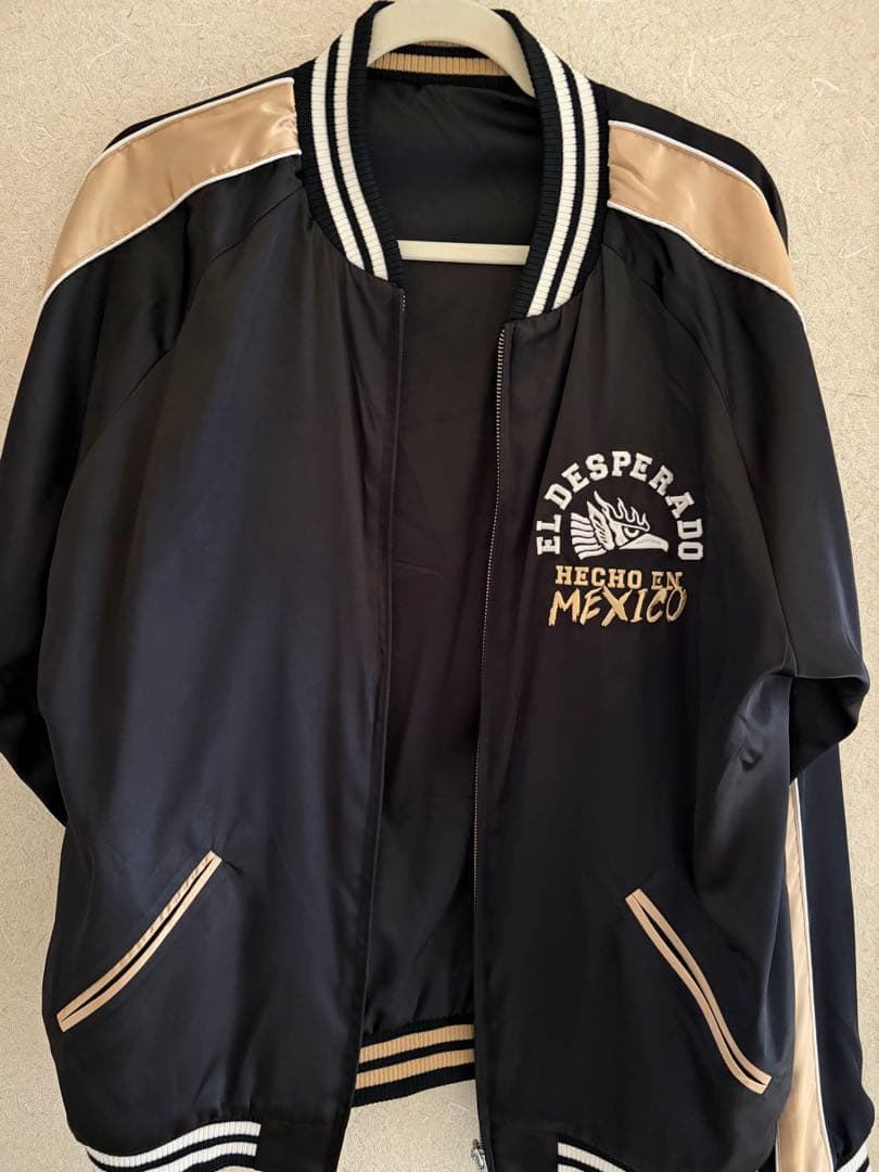 新日本プロレス】エル・デスペラード 刺繍スカジャン リバーシブル