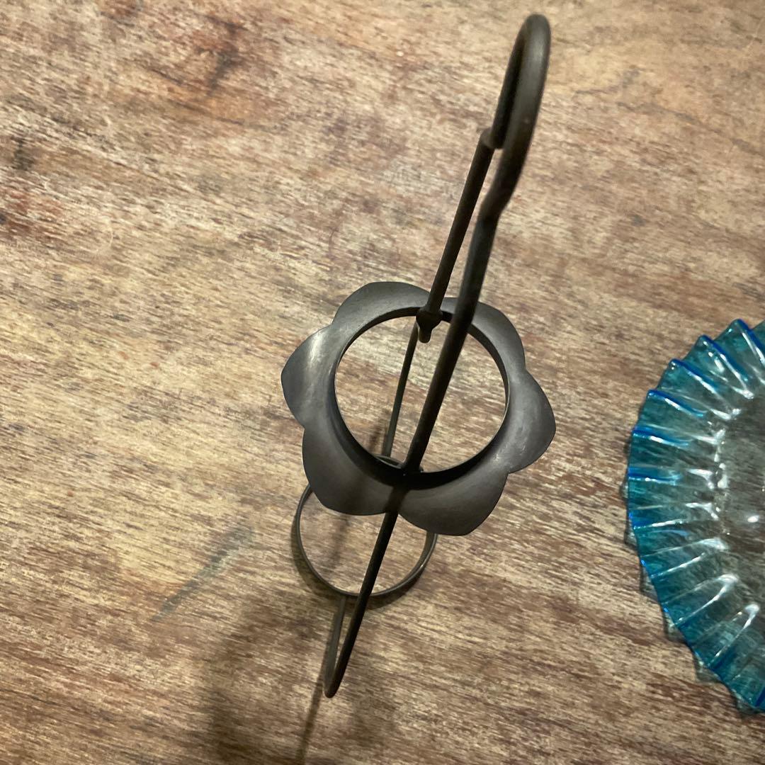 北一硝子 オイルランプ アンティーク 吊りランプ 現状渡し