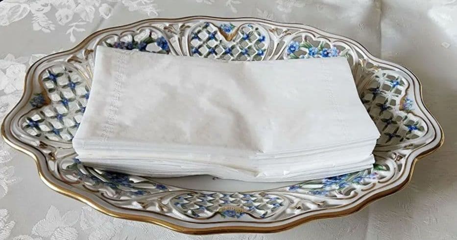 超希少 特大 31.3cm シューマン ババリア 勿忘草 ピアス プレート