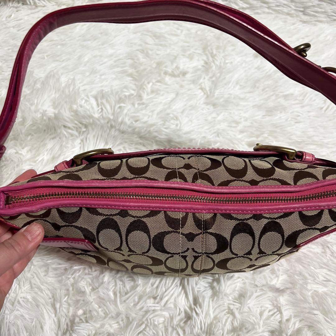 【希少色】COACH コーチ ワンショルダー 斜め掛け 2way ピンク