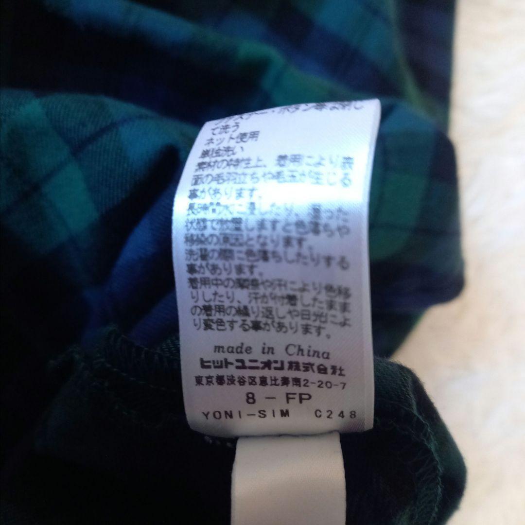 未使用　フレッドペリー　シャツドレス　ブラックウォッチ　サイズS相当