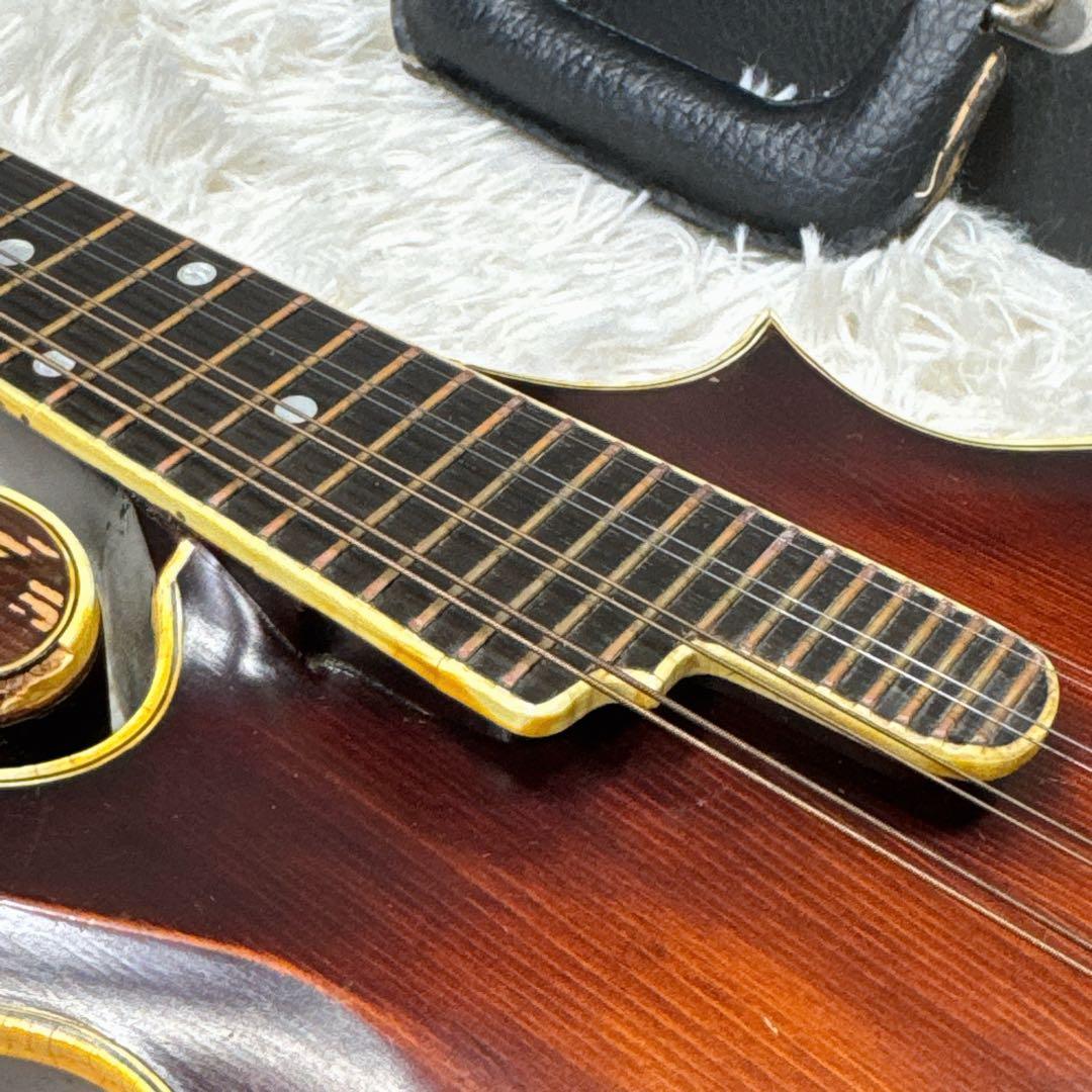 Blue Bell F-15 高級フラットマンドリン 飴色塗装 フジゲン製造