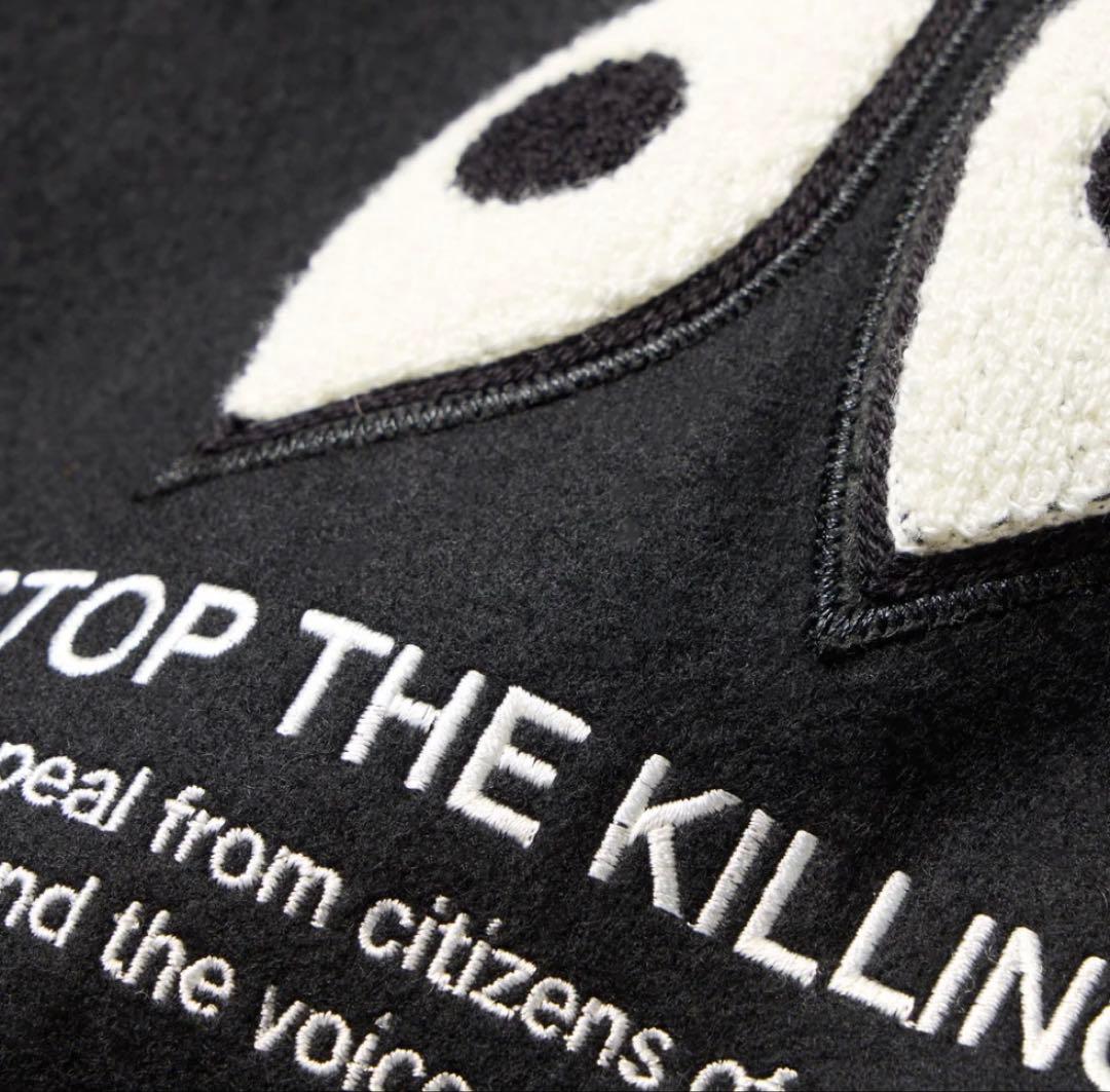 NEW ERA メルトン ヴァーシティジャケット 岡本太郎 スタジャン　X L