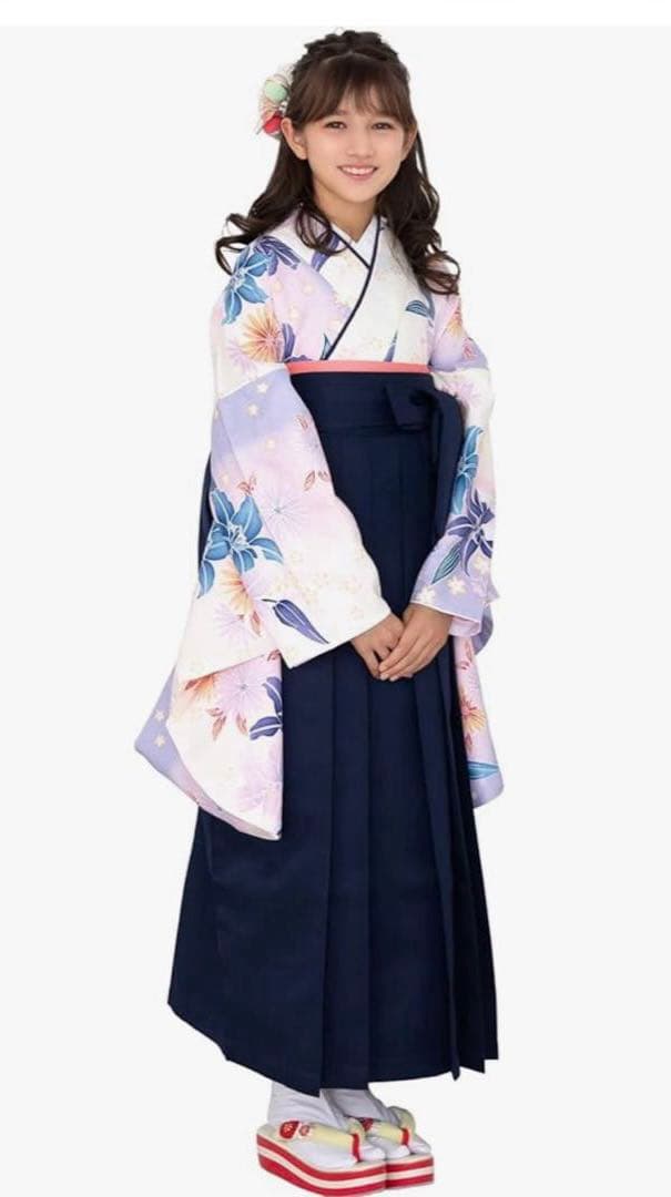 キョウエツ 簡易袴160 小学生　卒業式　3点セット