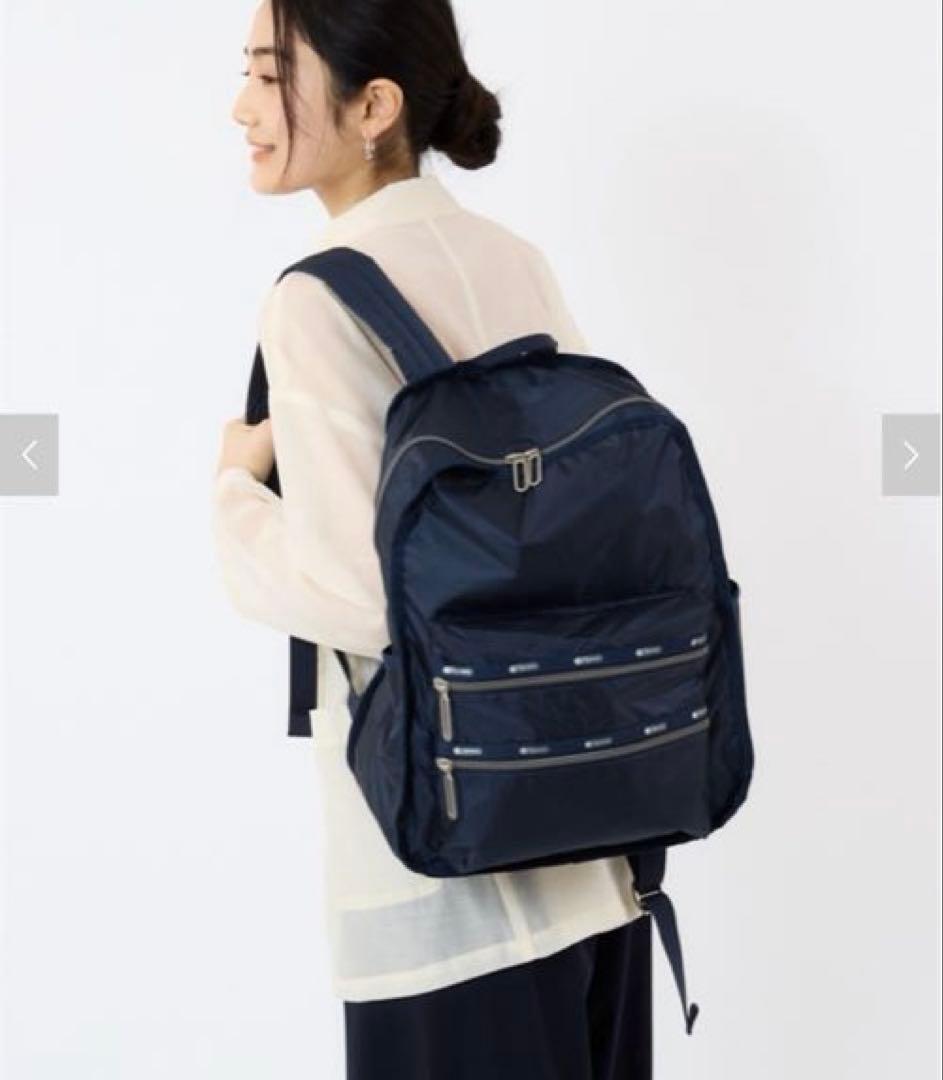 レスポートサック　エッセンシャル　バックパック　ネイビー