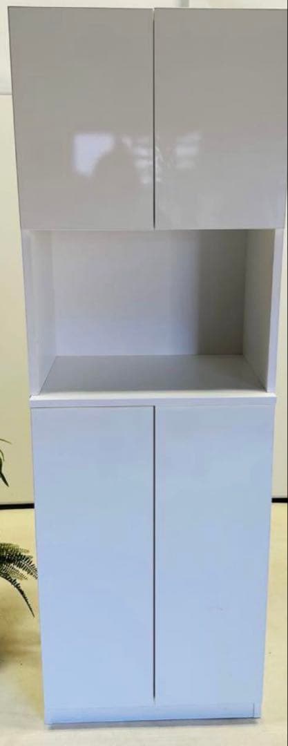 K757 古賀家具 OP フィルミア W122cm ガラス戸 食器棚