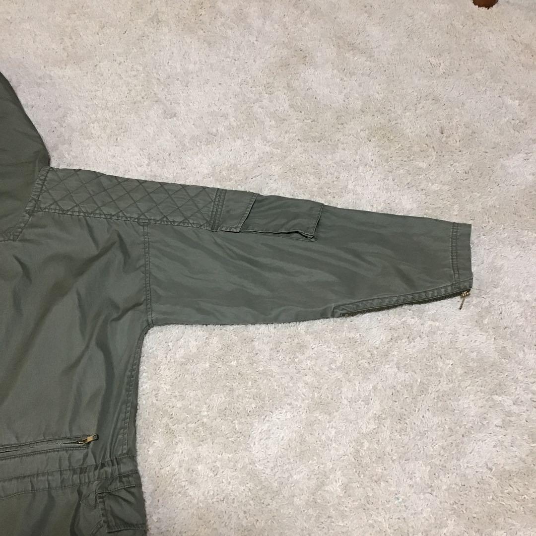 black means ブラックミーンズ　ライダース　モッズコート　モスグリーン