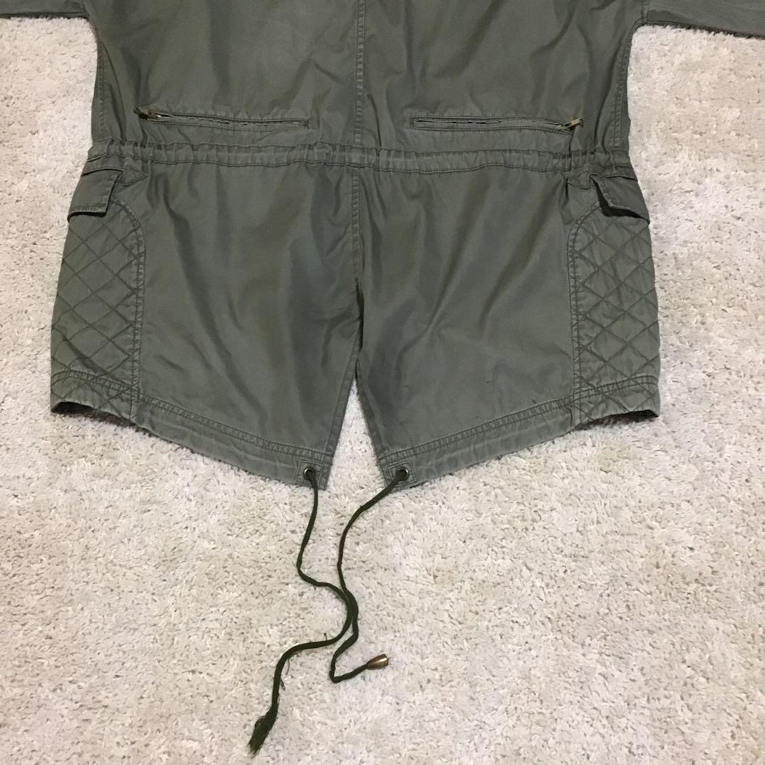 black means ブラックミーンズ　ライダース　モッズコート　モスグリーン