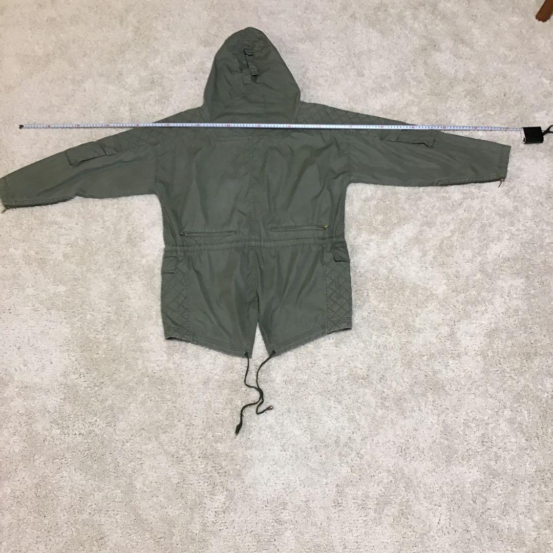 black means ブラックミーンズ　ライダース　モッズコート　モスグリーン