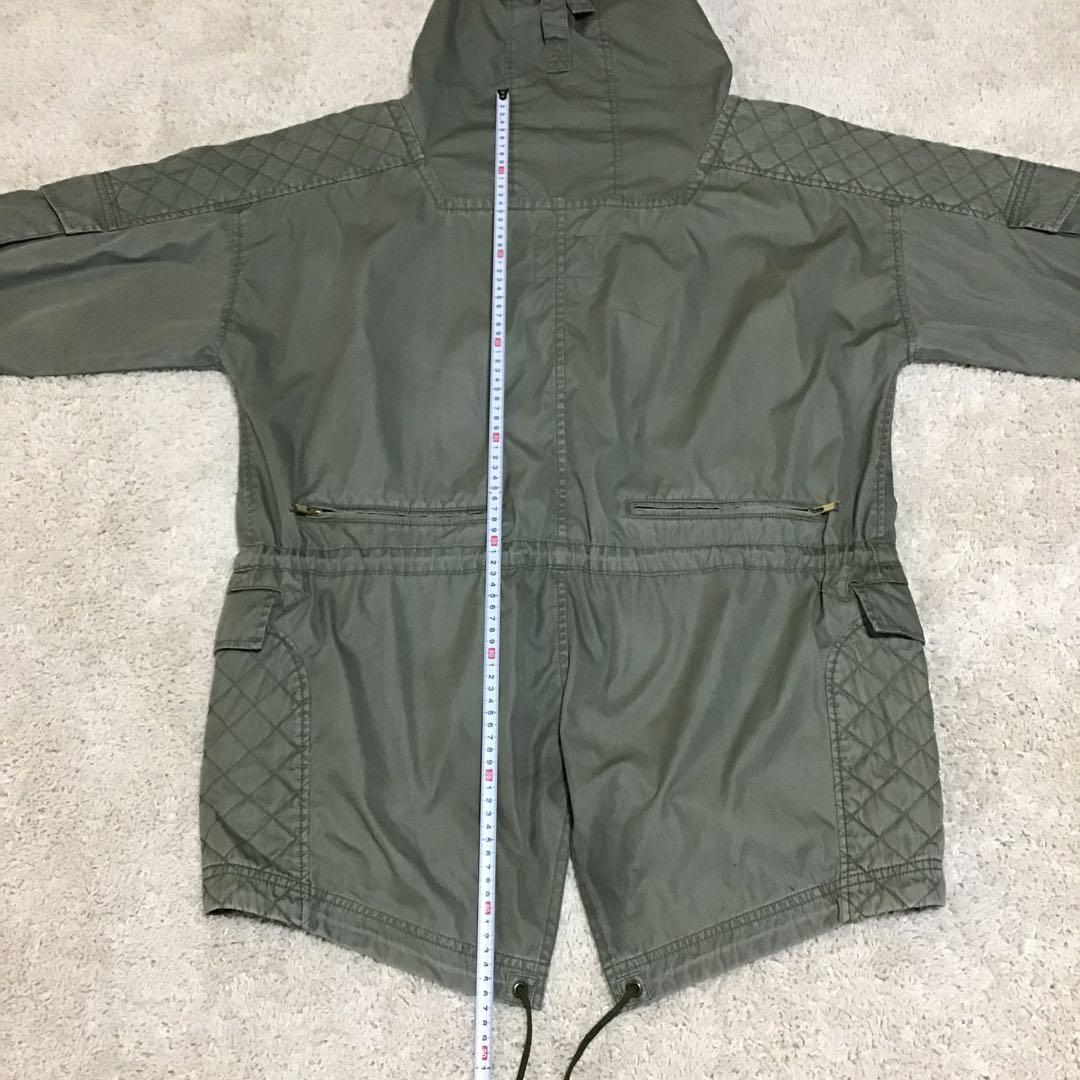 black means ブラックミーンズ　ライダース　モッズコート　モスグリーン