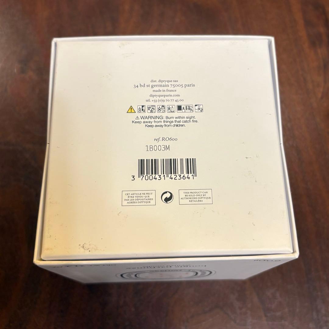 Bella 　diptyque ROSEキャンドル 600gラージサイズ