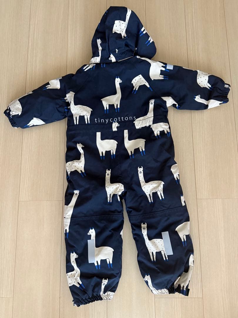 【美品】tinycottons アルパカ柄スキーウェア 12-18ヶ月