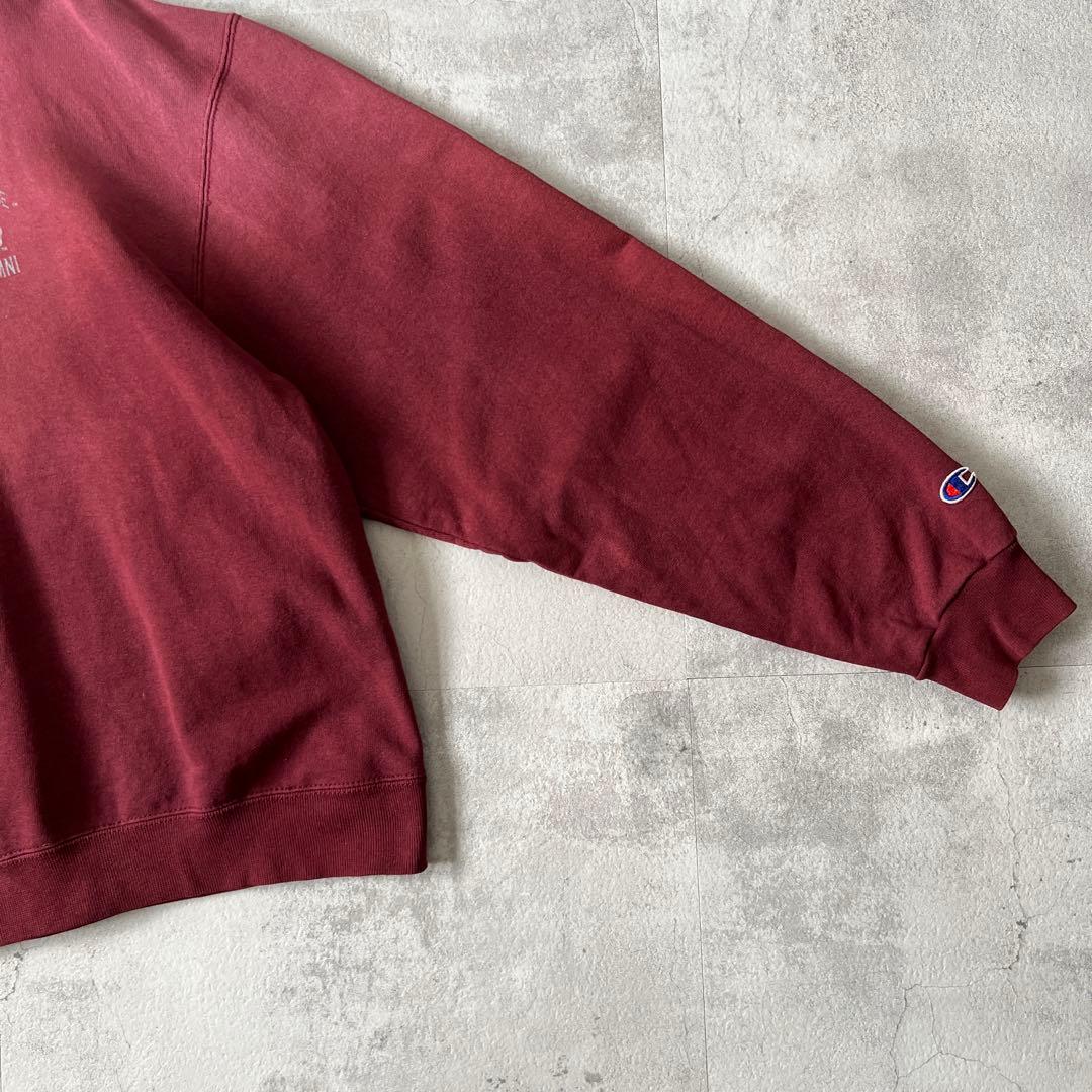 S*p様 BoroSweat　鬼フェード　ボロ スウェット　褪色 臙脂色　　ヘビ