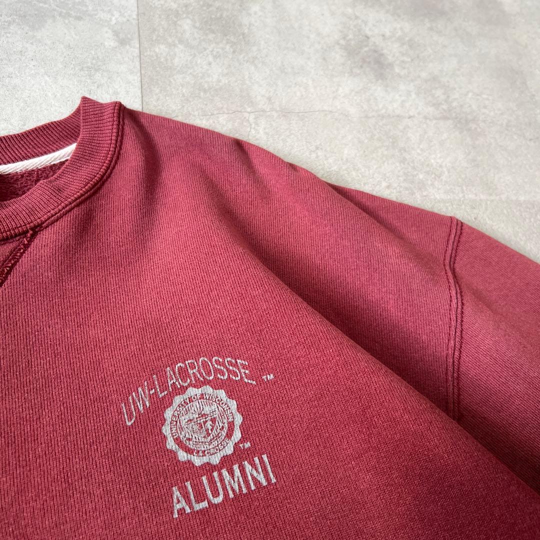 S*p様 BoroSweat　鬼フェード　ボロ スウェット　褪色 臙脂色　　ヘビ