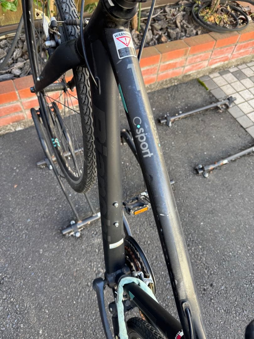 ビアンキ　C.Sport クロスバイク ブラック　43サイズ　定価7万値下げ✖️