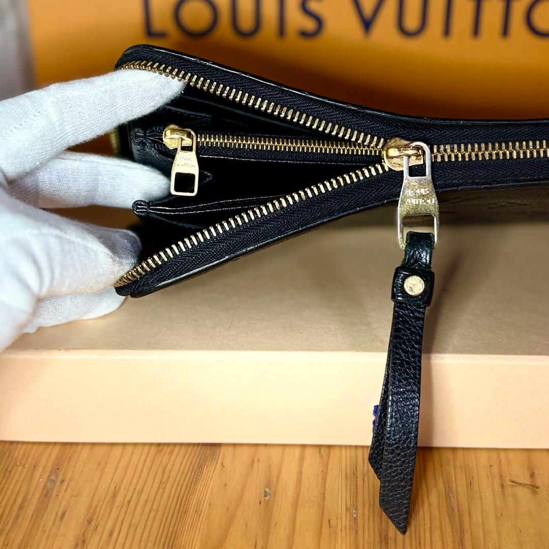ルイヴィトン　アンプラント　ノワール　ジッピーウォレット　M61864