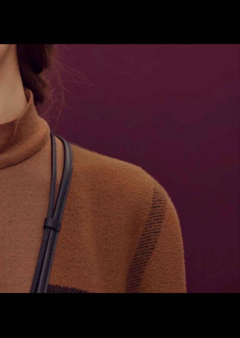 HERMES エルメス リバーシブル　ポンチョ ストール コート