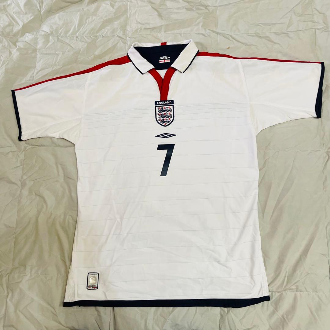 激レア】2004 イングランド代表 ユニフォーム ベッカムモデル サイズ L