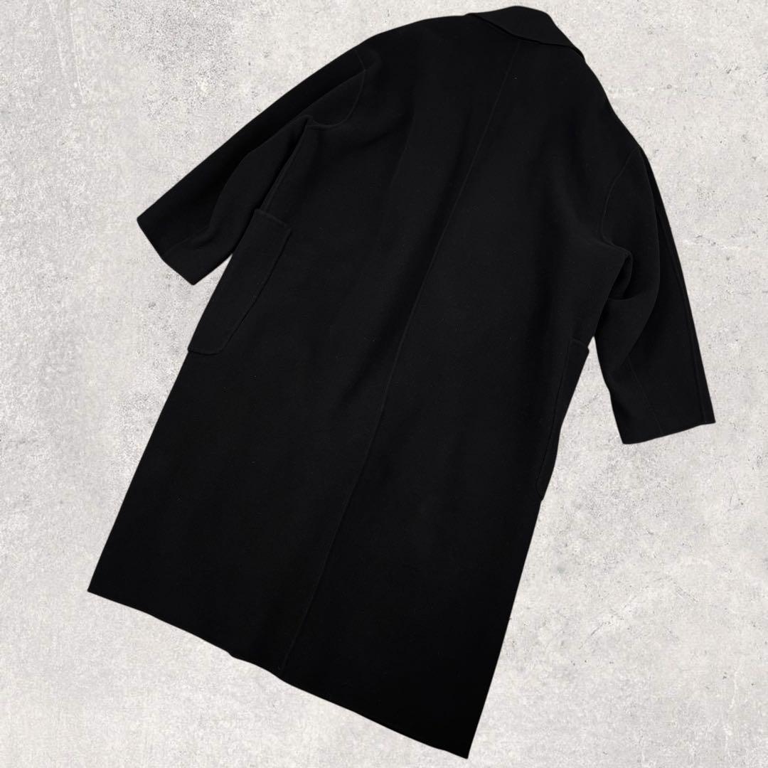 21xxカレンソロジー マンテコ ロングコート ブラック　高級生地