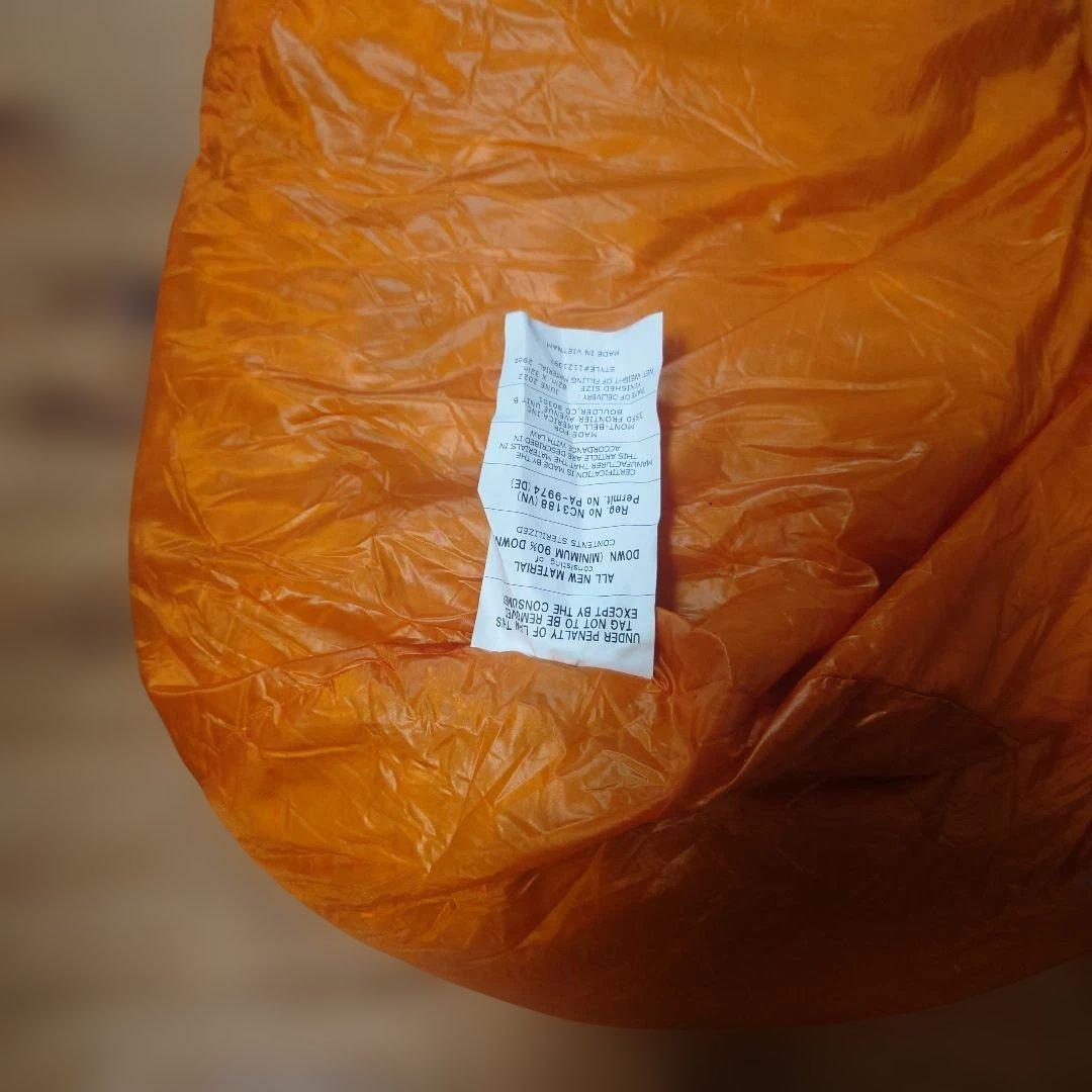 ¥72600- モンベル シームレスダウンハガー800 EXP 1121397