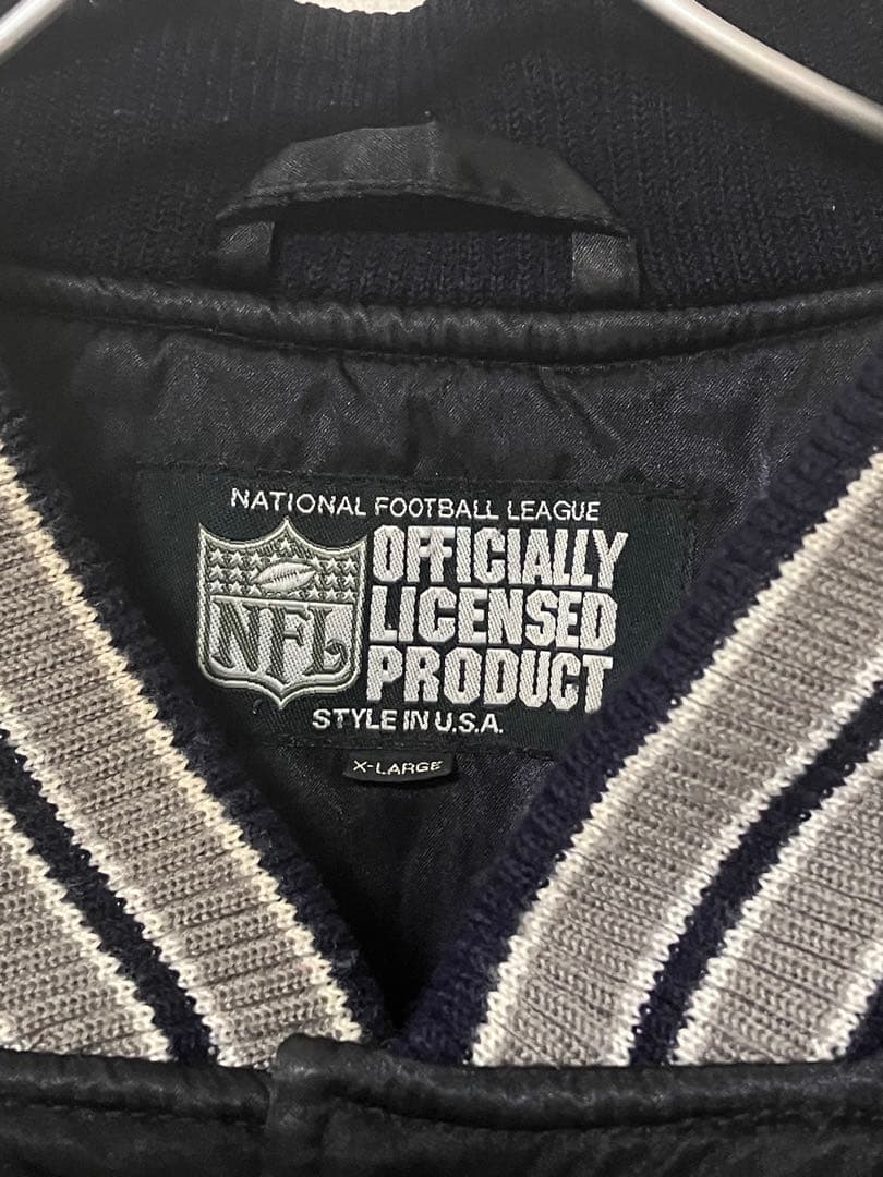 NFL RAIDERS レイダース スタジャン　ヘヴィアウター　XL